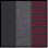 DARK-CHARCOAL/ CHARCOAL-HEATHER/ DEEP-RED-STRIPE